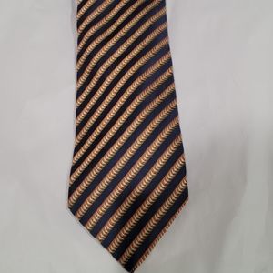 Salvatore Ferragamo Mens Orange and blue Ties